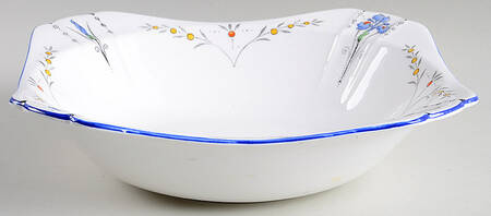 Blue Iris 8" Round Vegetable Bowl