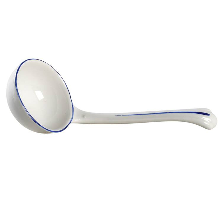 Blue Iris Gravy Ladle Solid Piece
