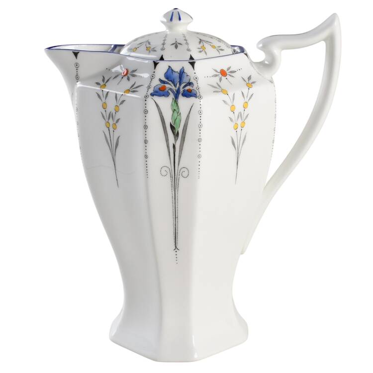 Blue Iris Hot Water Jug & Lid