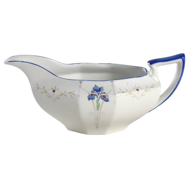 Blue Iris Gravy Boat