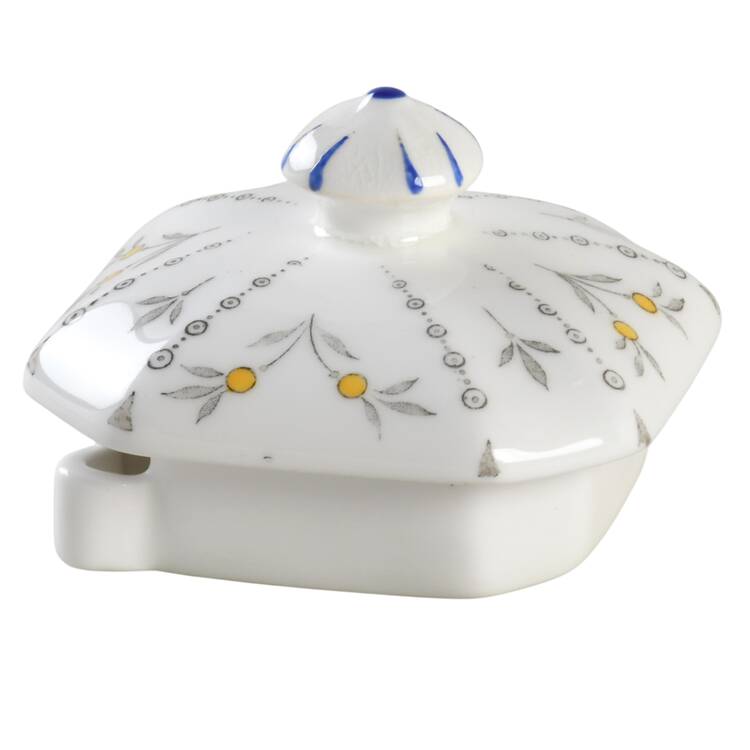 Blue Iris Lid for Coffee Pot
