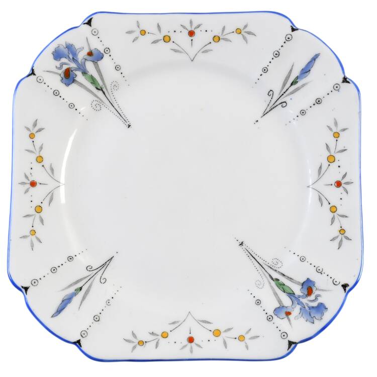 Blue Iris Small Bread & Butter Plate