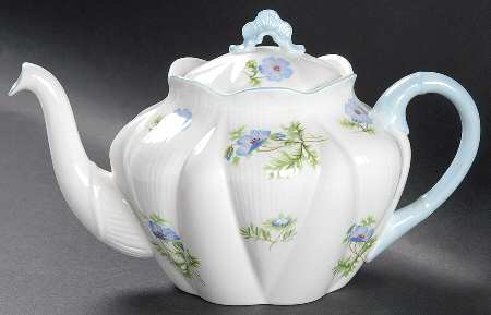 Blue Poppy (Dainty) Teapot & Lid