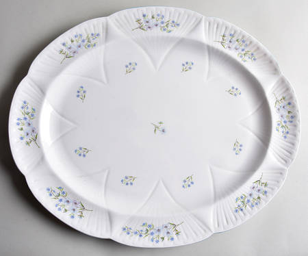 Blue Rock (Dainty Shape) 17" Oval Serving Platter