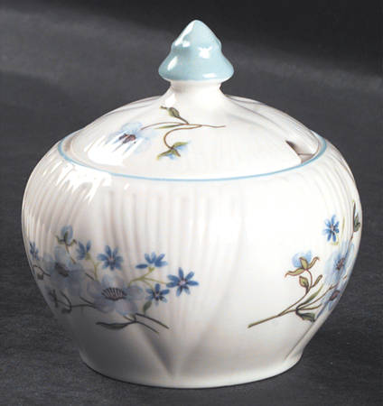 Blue Rock (Dainty Shape) Mustard Jar & Lid
