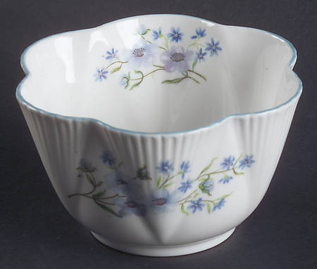 Blue Rock (Dainty Shape) Open Sugar Bowl