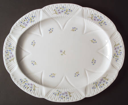 Blue Rock (Dainty Shape) 16" Oval Serving Platter