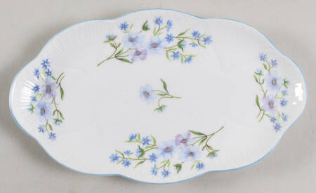 Blue Rock (Dainty Shape) Tray for Individual Creamer & Open Sugar