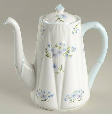 Blue Rock (Dainty Shape) Small Coffee Pot & Lid