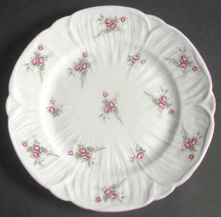 Bridal Rose (Oleander Shape) Salad Plate