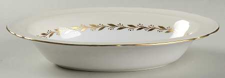 Bridal Wreath 10" Oval Vegetable Bowl