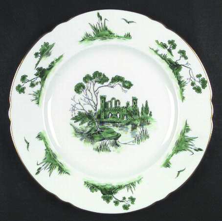 Castle Green (Gold Trim) by Shelley