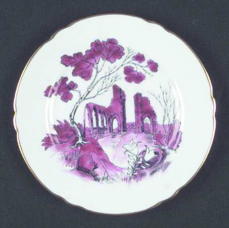 Castle Pink (Gold Trim) Bread & Butter Plate