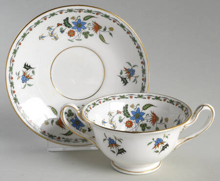 Chelsea Footed Bouillon Cup & Saucer
