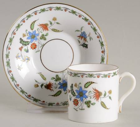 Chelsea Flat Demitasse Cup & Saucer Set