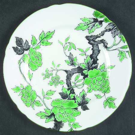 Chippendale Green Bread & Butter Plate