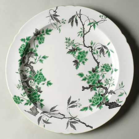 Chippendale Green 13" Chop Plate (Round Platter)