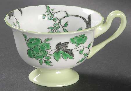 Chippendale Green Footed Demitasse Cup