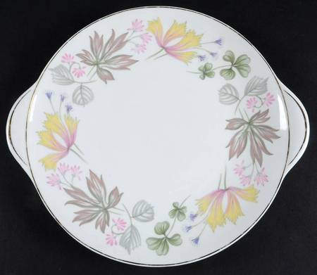 Columbine (Smooth) Handled Cake Plate