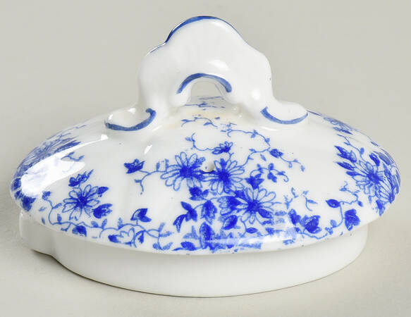 Dainty Blue Lid for Mini Teapot