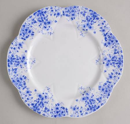 Dainty Blue Salad Plate