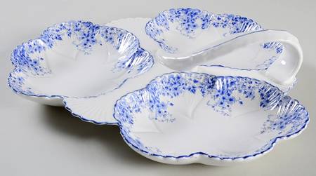 Dainty Blue 3-Part Relish