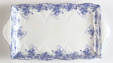 Dainty Blue 10" Rectangular Tray