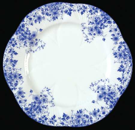 Dainty Blue Dessert/Pie Plate