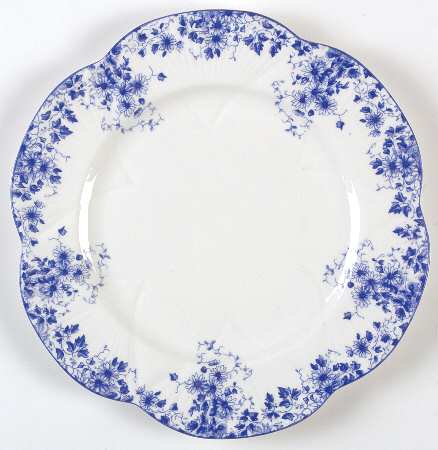Dainty Blue Salad Plate