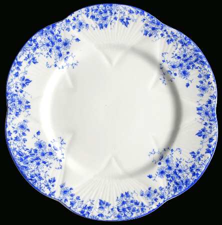 Dainty Blue Bread & Butter Plate