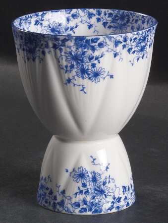 Dainty Blue Double Egg Cup