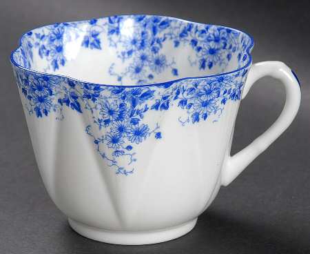 Dainty Blue Oversized Cup