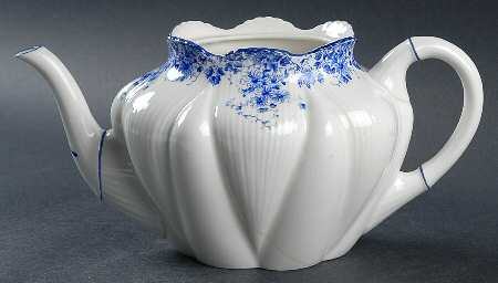 Dainty Blue Teapot No Lid