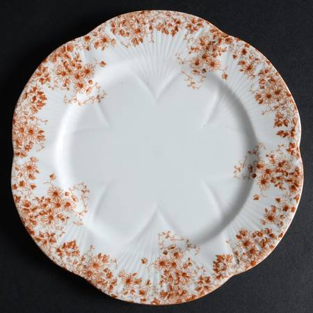 Dainty Brown Salad Plate