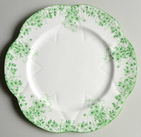 Dainty Green Salad Plate