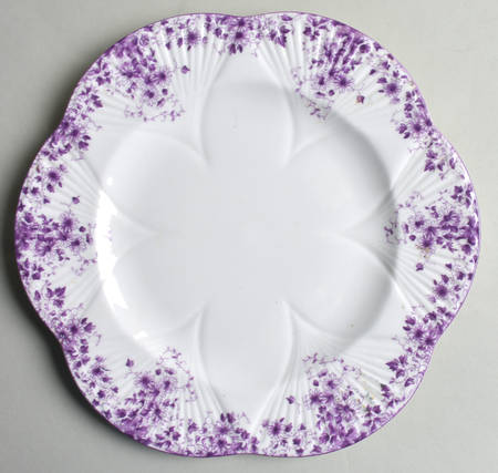 Dainty Mauve Luncheon Plate