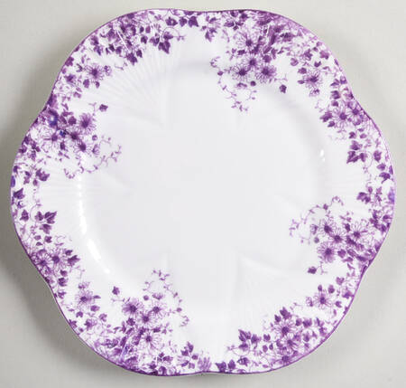 Dainty Mauve Bread & Butter Plate