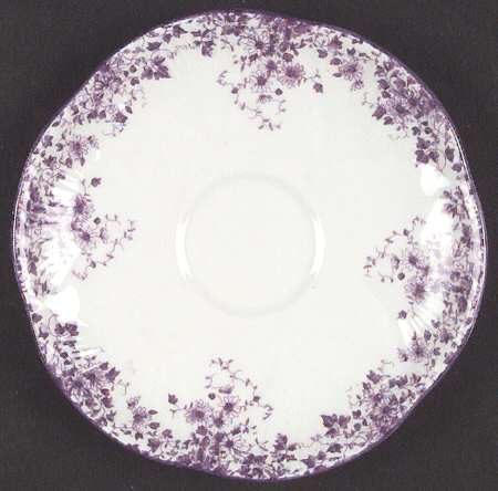 Dainty Mauve Saucer