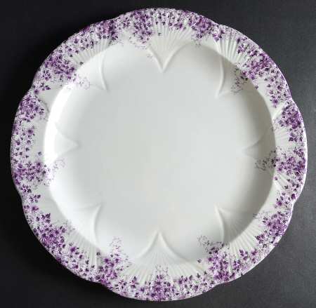 Dainty Mauve 13" Chop Plate (Round Platter)