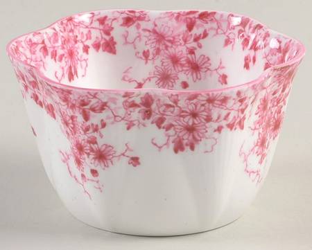 Dainty Pink Mini Open Sugar Bowl