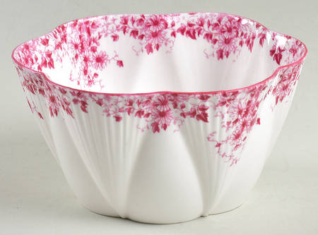 Dainty Pink Open Sugar Bowl