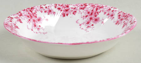 Dainty Pink Fruit/Dessert (Sauce) Bowl