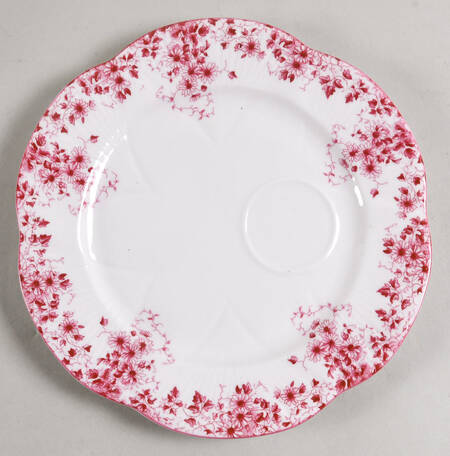 Dainty Pink Snack Plate