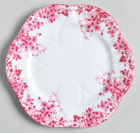 Dainty Pink Bread & Butter Plate