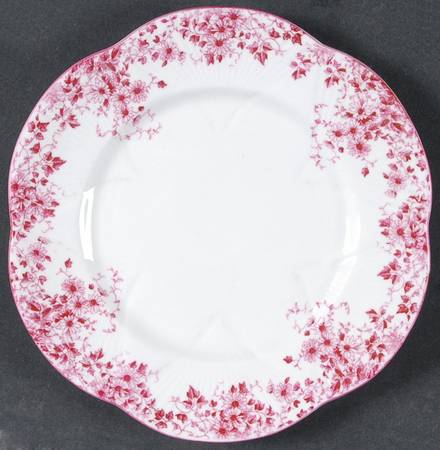 Dainty Pink Bread & Butter Plate