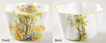Daffodil Time Individual Open Sugar Bowl