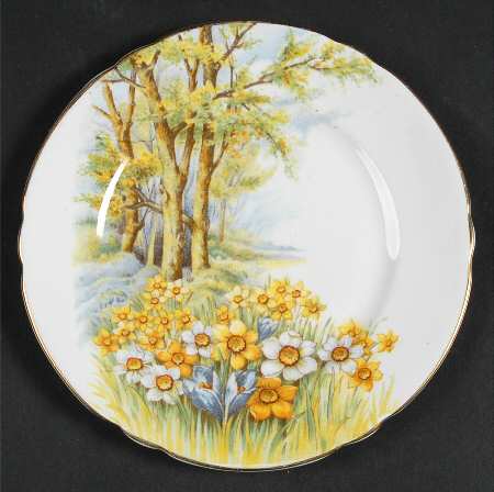 Daffodil Time Bread & Butter Plate