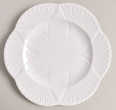 Dainty White (No Trim) Luncheon Plate
