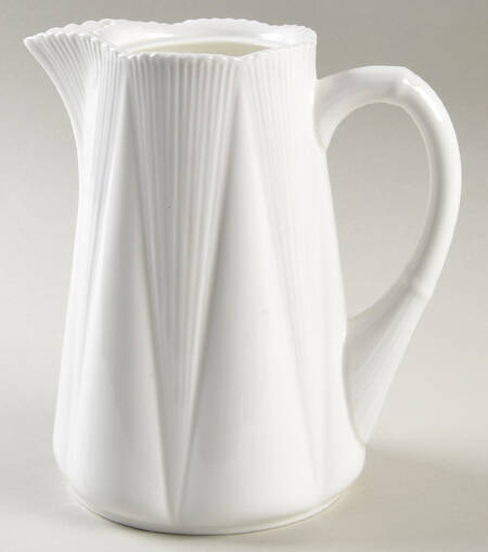 Dainty White (No Trim) Hot Water Jug No Lid