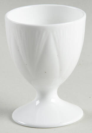 Dainty White (No Trim) Single Egg Cup by Shelley